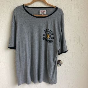 Boston Bruins Men’s 2XL Gray TShirt Red Jacket NHL